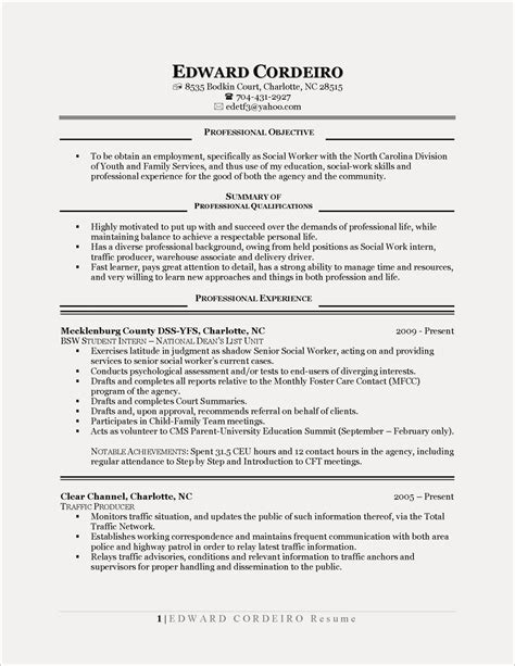 How To Write A Summary Of Qualifications For Resume Coverletterpedia