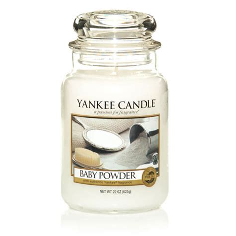 Yankee Candle Baby Powder Large Jar Scented Candle Ebay