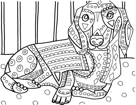 Dachshund Coloring Pages Printable At Free Printable