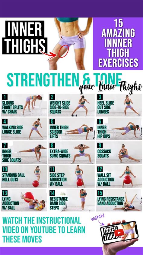 15 Amazing Inner Thigh Exercises To Tone And Define Thigh Exercises Inner Thigh Workout