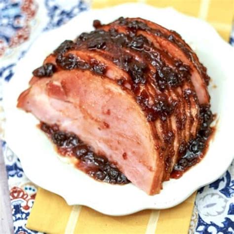Easy Cranberry Ham Glaze Recipe Traditional Christmas Dinner Idea