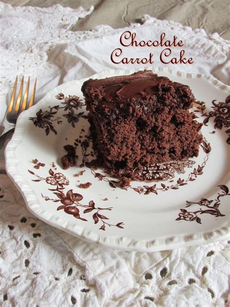 Chocolate Carrot Cake With Chocolate Frosting Recipe