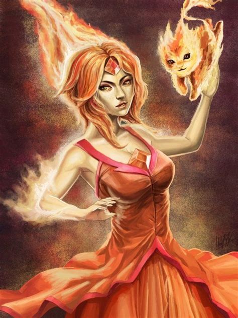 Maybe you would like to learn more about one of these? Female Fire Genasi | Adventure time flame princess, Fire ...