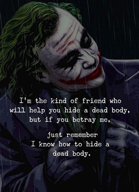 Joker quotes from joker (2019) movie / arthur fleck aka joaquin phoenix. Im the kind of friend who will help you.. via (https://ift ...