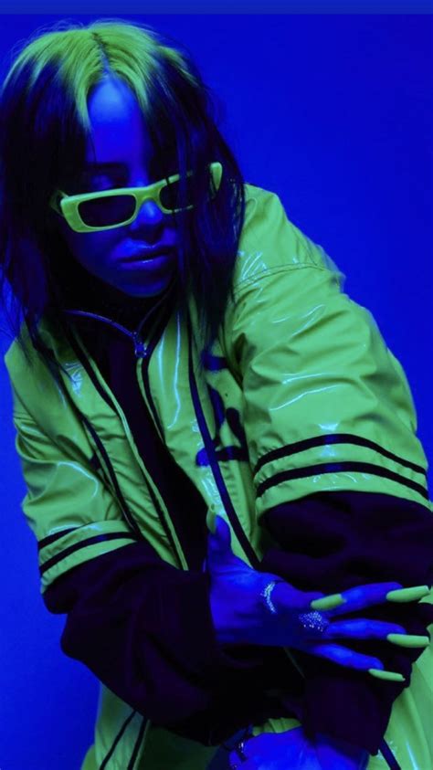 Customize and personalise your desktop, mobile phone and tablet with these free wallpapers! billie eilish neon aesthetic wallpaper | Billie, Billie ...
