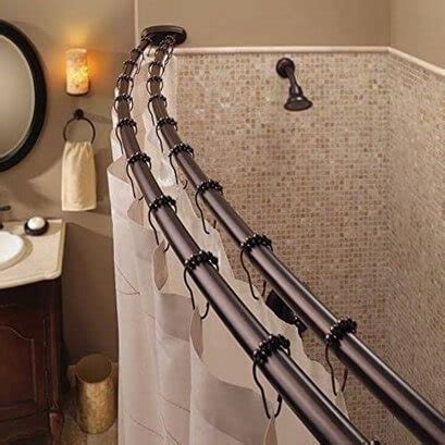 9 Best Double Shower Curtain Rods You Should Consider Eathappyproject