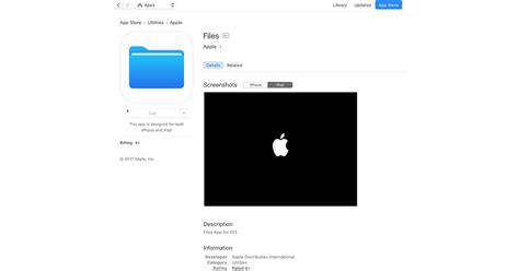From the device overview screen, click on apps under the files tab. Apple Files App for iOS 11 Hints at Mac-like Document ...