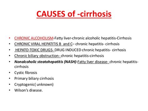 Cirrhosis of the liver is a type of liver damage where healthy cells are replaced by scar tissue. Cirrhosis of liver- CTGU-DR.RKDHAUGODA-2014