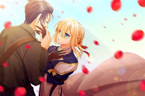 Hd Wallpaper Anime Violet Evergarden Gilbert Bougainvillea Violet