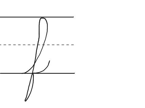 Kids practice writing capital and lowercase j in cursive on this third grade writing worksheet by tracing the letters, then writing their own. Lowercase f | Cursive | ShowMe