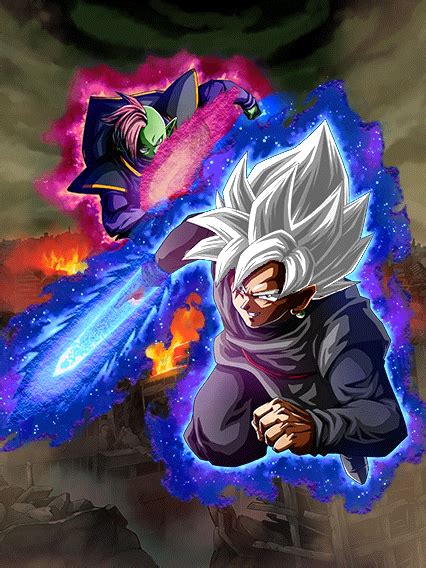 Lr Black And Zamasu Except I Swapped Their Hair And Aura Colors