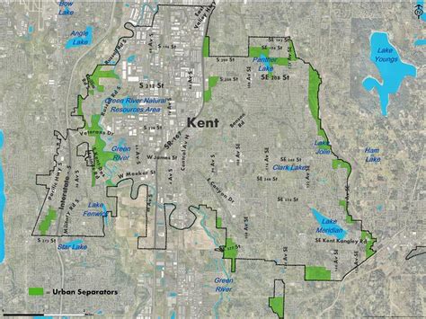 City Of Kent Zoning Map Global Map