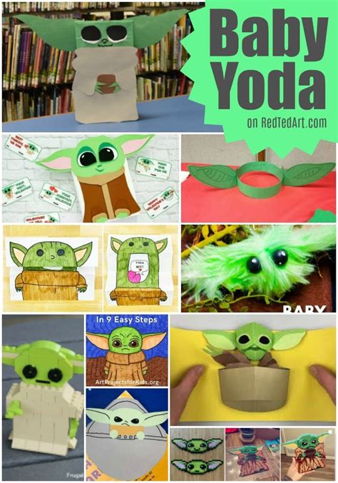 Baby Yoda Crafts And Diys Red Ted Art Make Crafting With Kids Easy
