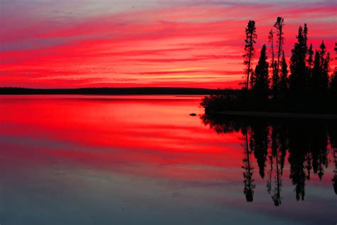 Expose Nature Sunset In Northern Manitoba Oc 2304x1536