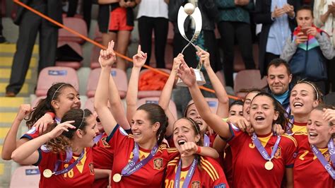 Spains Record Seventh Wu17euro Final Past Highlights Womens Under