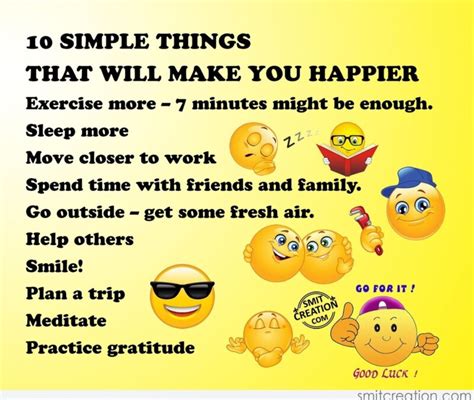 10 Simple Things That Will Make You Happier
