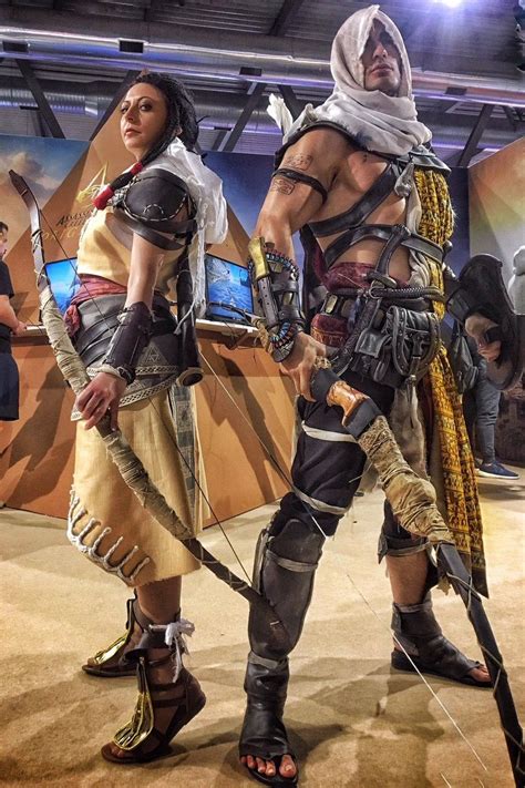Bayek And Aya Cosplay From Assassin S Creed Origins