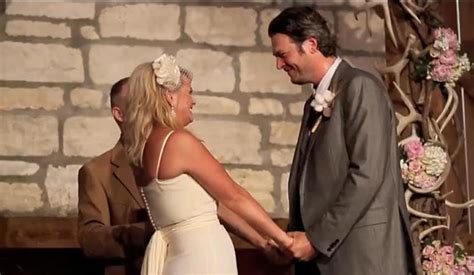blake shelton and miranda lambert wedding [video]