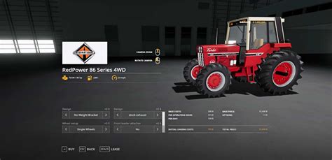 Fs19 International 86 Series Tractors V11 Fs 19 And 22 Usa Mods Collection