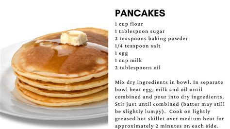 Pancakes Recipes By Ana White