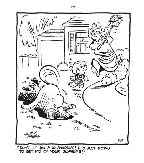 august 26 1952 newspaper comic strip comic strips dennis the menace lost art august 26