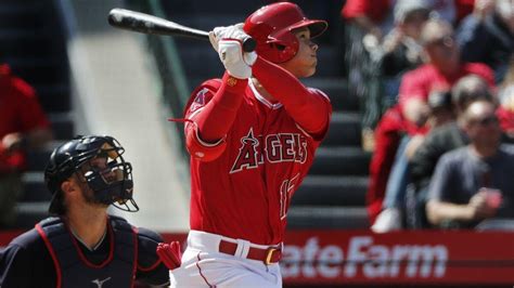 Shohei Ohtani Homers Again In Angels 3 2 Win Over Indians Los