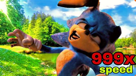 Sonic In Real Life But 999x Speed Youtube