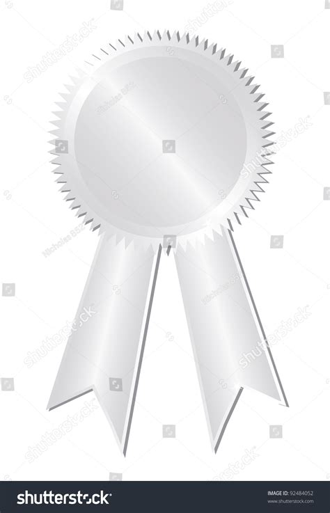 Silver Award Vector 92484052 Shutterstock
