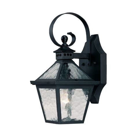 Acclaim Lighting Bay Street Collection 1 Light Matte Black Outdoor Wall