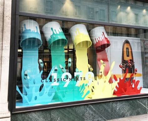 Splash Of Colour Brings This Window Display To Life Store Window