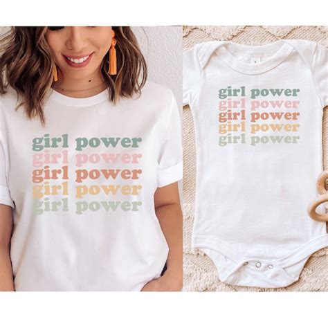 Girl Power Baby Toddler Youth Shirt Girl Power Little Girl Etsy