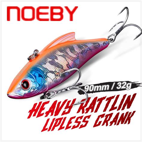 Noeby Vib Lure 90mm 33g Vibration Fishing Lure Hard Plastic Artificial