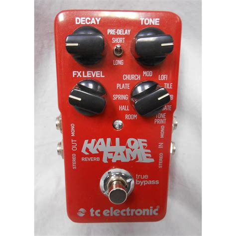 Used Tc Electronic Hall Of Fame Reverb Effect Pedal Guitar Center
