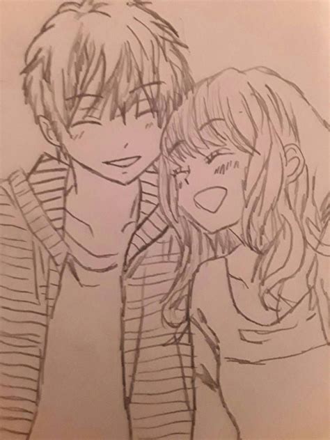 Anime Couple Drawing At Getdrawings Free Download