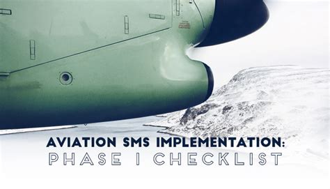 Download Aviation Sms Implementation Phase 1 Checklist