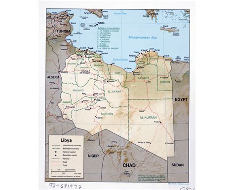 Maps Of Libya Collection Of Maps Of Libya Africa Mapsland Maps