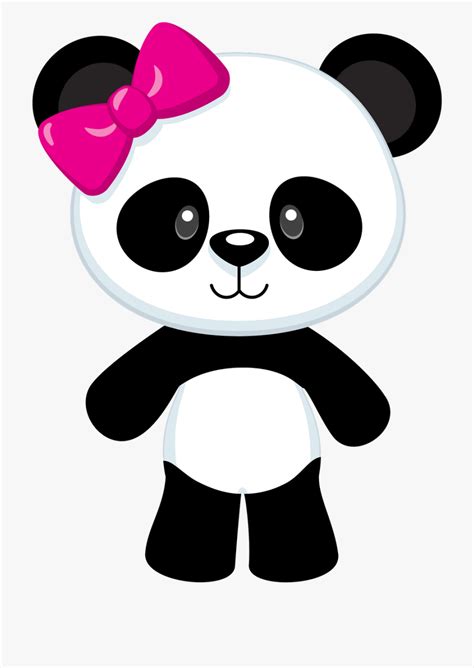 Panda Bear Clipart Moldes De Oso Panda Transparent Cartoon Free