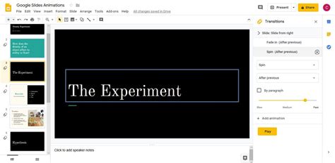 It features paper sheets and push pins. How to Use Google Slide Animations and Transitions