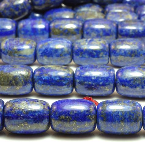 Yesbeads Natural Blue Lapis Lazuli Smooth Barrel Tube Beads Wholesale