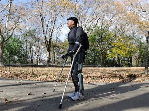 Paralyzed By Seven Tons Of Steel Man Now Walks With A Bionic Suit