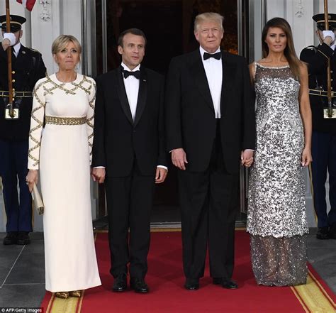 Trump State Dinner President And Melania Host Macron At White House