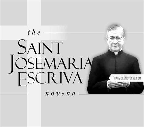 Novena A San Josemaría Escrivá Catolicalia