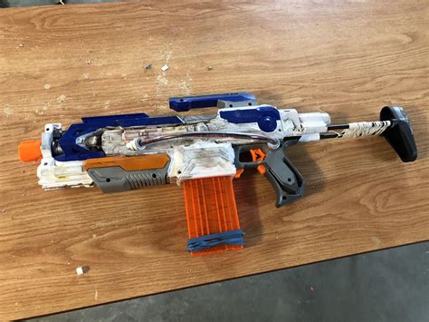 My First Ever Modded Nerf Gun Learned A Lot I Cant Wait To Make