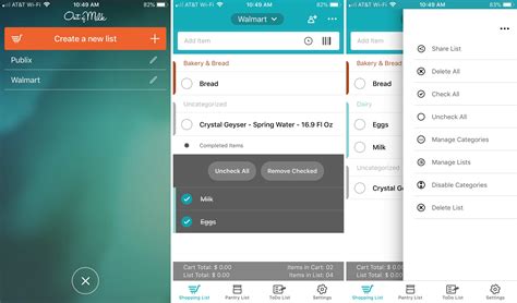 Your shopping list stays with you everywhere, the pantry list allows you to keep track of your 'the out of milk app is straightforward and offers three main list functions: The best shopping list apps for iPhone