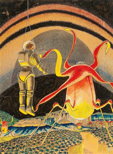 Magic Transistor Science Fiction Art Famous Artists Paintings 70s
