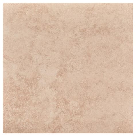 Trafficmaster Island Sand Beige 16 In X 16 In Ceramic Floor And Wall