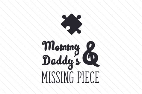 Mommy And Daddys Missing Piece Svg Cut Files Free Unicorn Svg Download