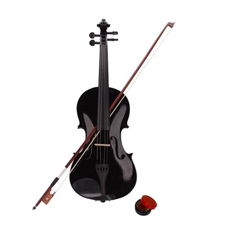 Tebru Violin 44 Portable Acoustic Violin Case Bow Rosin For Beginners