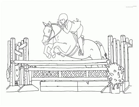 38+ horse jumping coloring pages for printing and coloring. Printable Coloring Pages Horse Show - Coloring Home