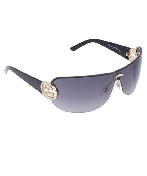 gucci black and gold tone frameless sunglasses designer accessories sale gucci sunglasses